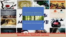 PDF Download  Qualitative Methods in Business Research Introducing Qualitative Methods series Download Online