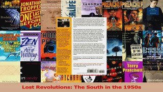 PDF Download  Lost Revolutions The South in the 1950s Download Full Ebook