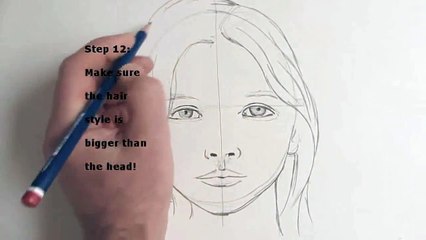 How To Draw A Female Face: Step By Step