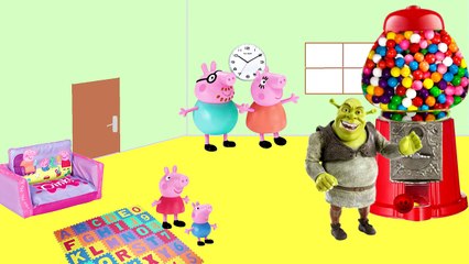 Peppa Pig and Shrek Open Surprise Balls - Surprise Toys inside - Toys Cartoon Episode