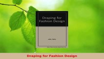PDF Download  Draping for Fashion Design Download Online