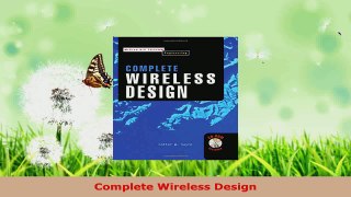 Read  Complete Wireless Design Ebook Free