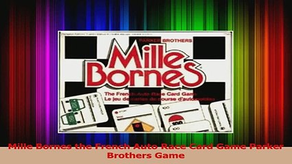 PDF Download  Mille Bornes the French Auto Race Card Game Parker Brothers Game Read Online