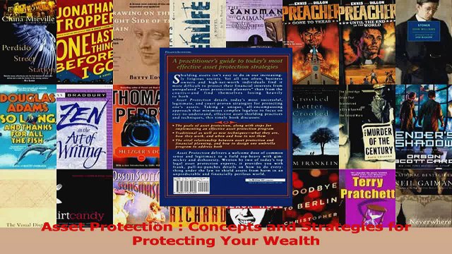 PDF Download Asset Protection Concepts and Strategies for Protecting Your Wealth PDF Online