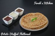 (Desi Recipe) Potato Stuffed Flatbread آلو کا پراٹھا *Farah's Kitchen* - Season 1 Episode 9