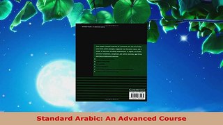 Read  Standard Arabic An Advanced Course EBooks Online
