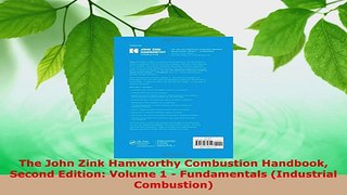 PDF Download  The John Zink Hamworthy Combustion Handbook Second Edition Volume 1  Fundamentals PDF Full Ebook