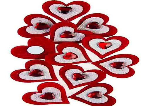 Роскошный и недорогой подарок на день рождения - Набор сувениров Сердечки со стразами в г. Иркутск