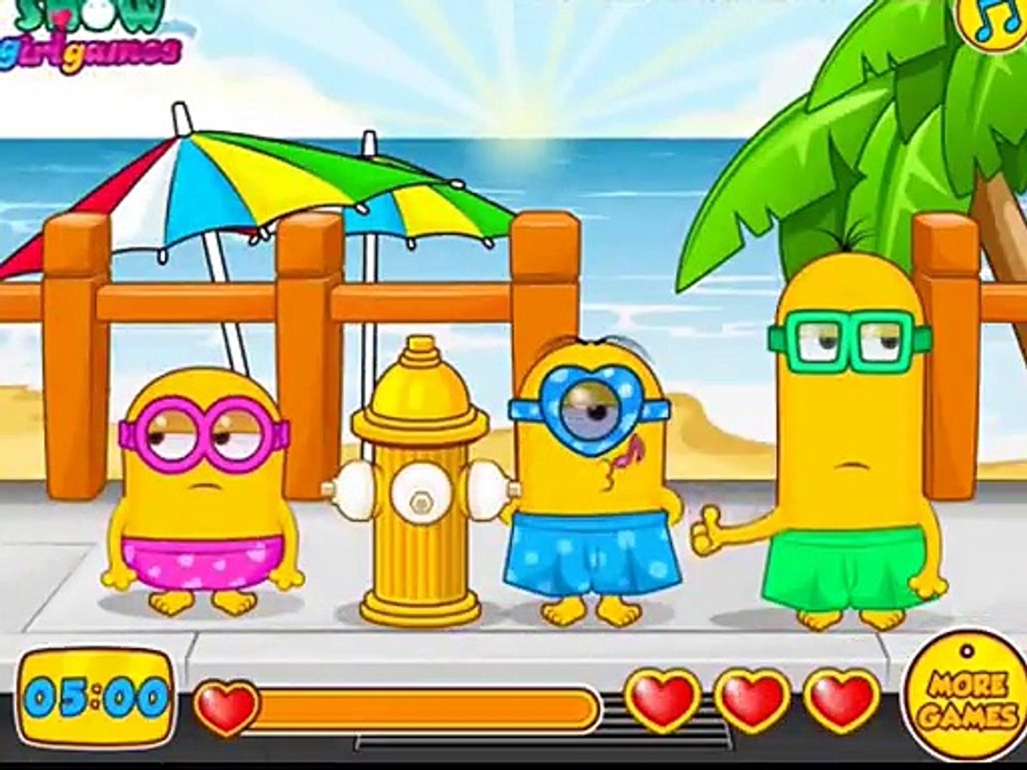 Minions Minion Love Kiss Game Happy Valentines Game Video Dailymotion