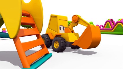 GARBAGE TRUCK! Excavator Max Surprise Egg Games! Hide & Seek!