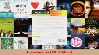 PDF Download  Investments 6th Edition Read Full Ebook