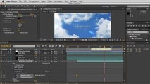 Adobe After Effects - Moving Clouds Tutorial - Layer Overview