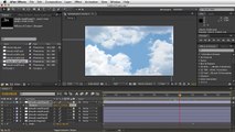 Adobe After Effects - Moving Clouds Tutorial - Many Layers