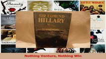 PDF Download  Nothing Venture Nothing Win Read Online