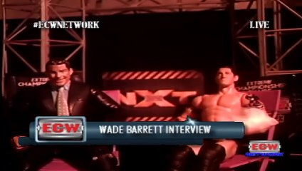 ECW EXCLUSIVE INTERVIEW The Recover of Wade Barrett Part Two