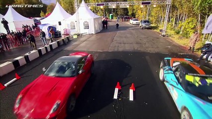 Скачать видео: Chevrolet Corvette ZR1 vs Ferrari 599 GTO vs Nissan GT R