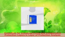 Read  Guidelines for Initiating Events and Independent Protection Layers in Layer of Protection PDF Online