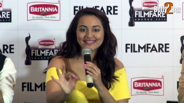 Sonakshi Sinha tried to convince Anurag Kashyap to become a full-time actor | 61st Britannia Filmfare Awards 2015