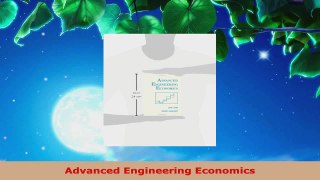 Download  Advanced Engineering Economics Ebook Free