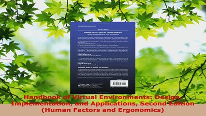 Download  Handbook of Virtual Environments Design Implementation and Applications Second Edition PDF Online