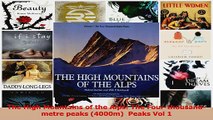 PDF Download  The High Mountains of the Alps The Fourthousandmetre peaks 4000m  Peaks Vol 1 PDF Online