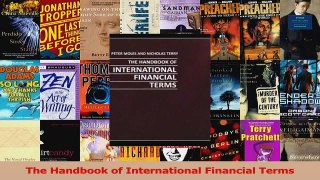PDF Download  The Handbook of International Financial Terms Read Online