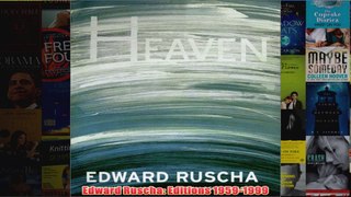Edward Ruscha Editions 19591999