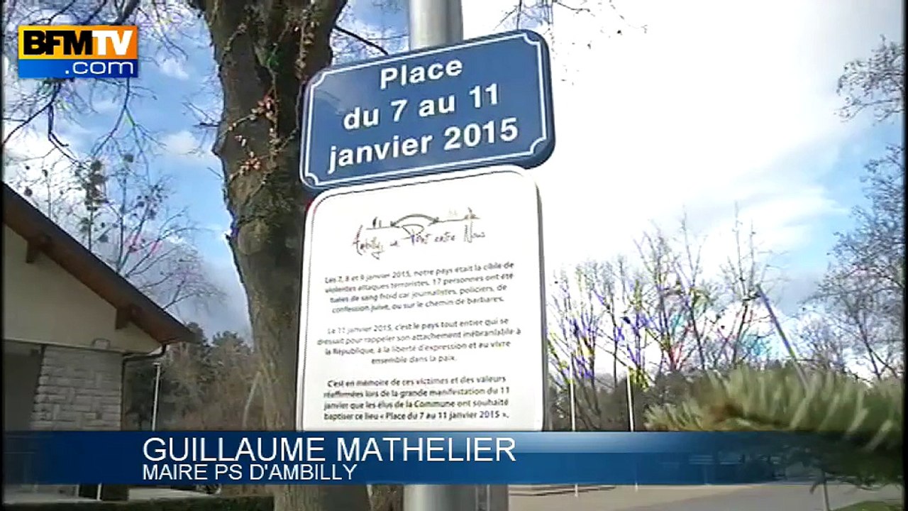 Attentats de janvier: Ambilly, première ville de France à rebaptiser une place en hommage