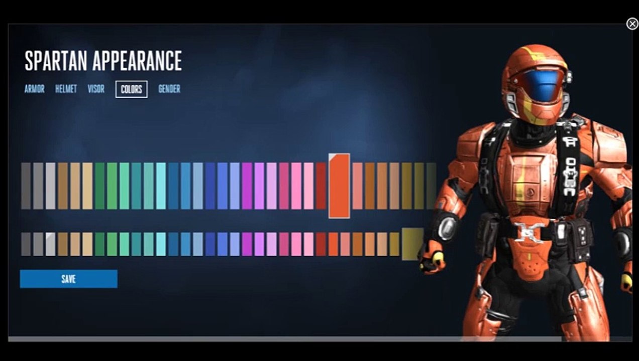 Halo 5 Customization - Color Swatches - Secondary Colors (part 2)