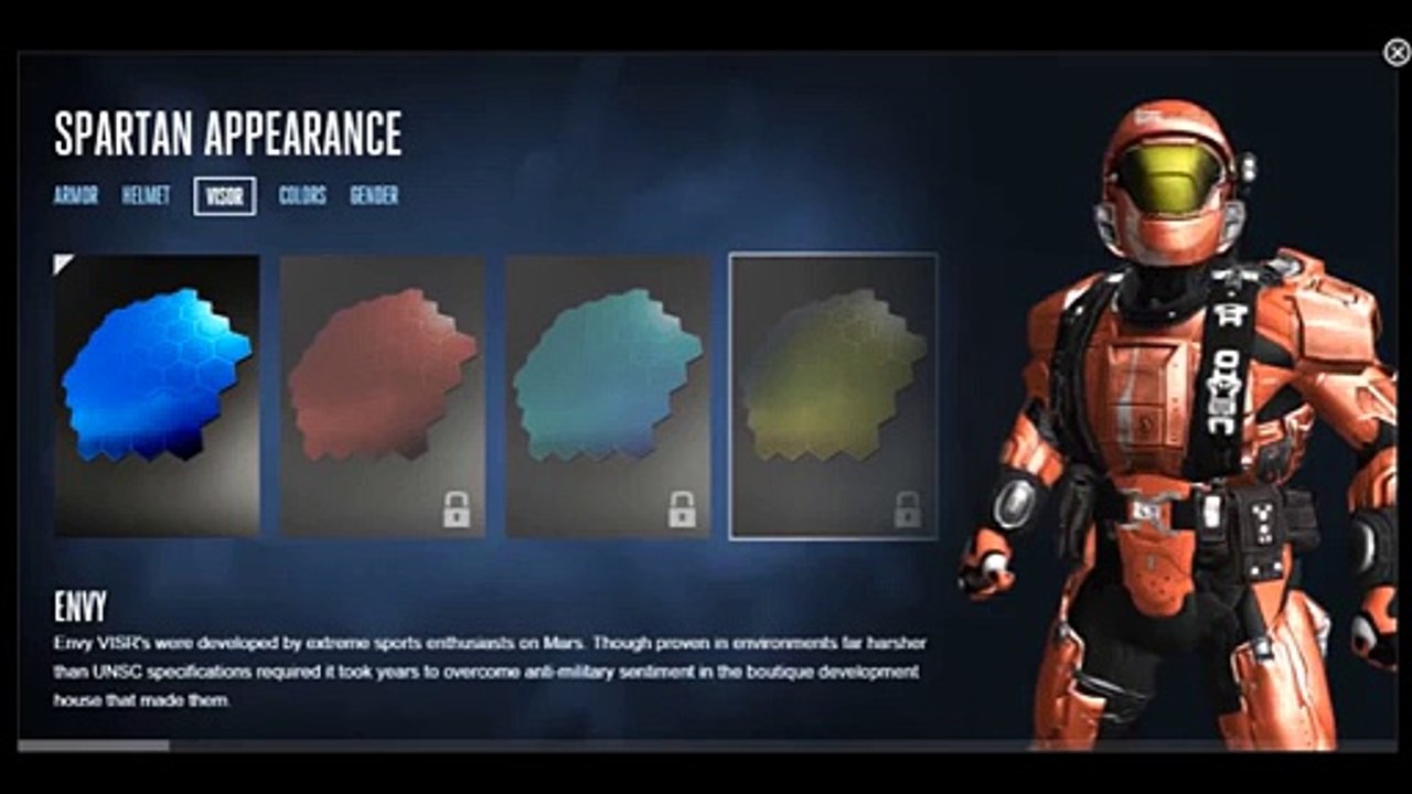Halo 5 Customization - Visors - Envy