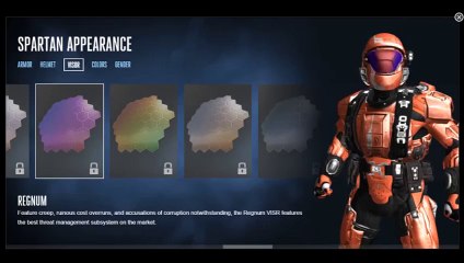 Halo 5 Customization - Visors - Regnum