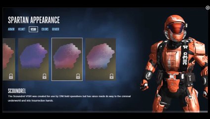 Halo 5 Customization - Visors - Scoundrel