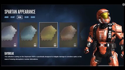 Halo 5 Customization - Visors - Vespertine