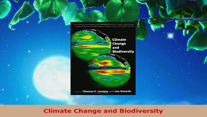 下载视频: Read  Climate Change and Biodiversity PDF Free