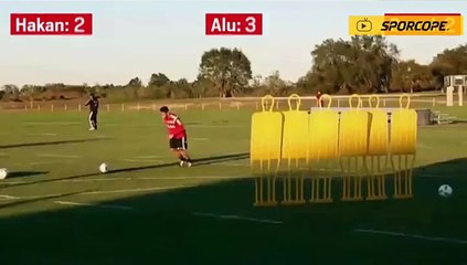 Çalhanoğlu frikik yarışında!