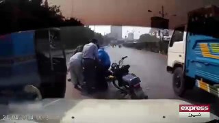 Dangerous Road Accident