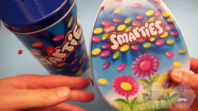 New Learn Colours with Surprise Eggs and a Smarties Rainbow!