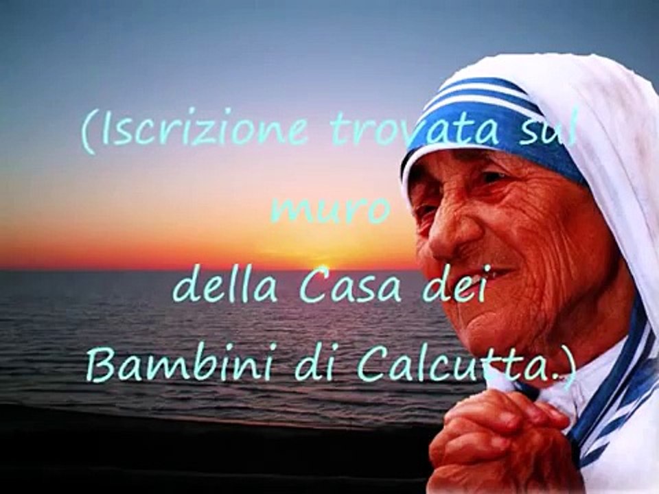 "La strada per la felicità" di Madre Teresa di Calcutta.