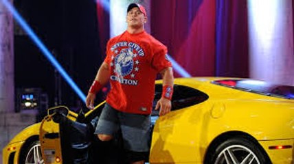 John Cena Stolen Alberto Del Rio Ferrari @ WWE Night of Champions