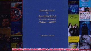 Introduction to Aesthetics An Analytic Approach
