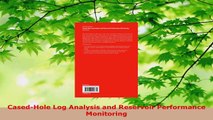 Download  CasedHole Log Analysis and Reservoir Performance Monitoring Ebook Online