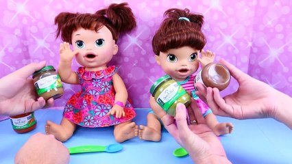 Baby Alive EATS Baby Food! Lucy Baby Doll Has Grossest Diaper Poop Ever by DisneyCarToys