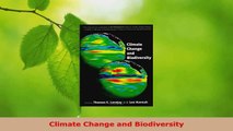 Read  Climate Change and Biodiversity Ebook Free