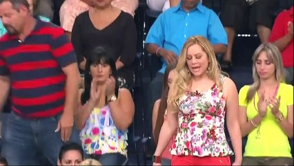 Pregnant Tere Marín rear view on Casos de Familia 2 26 15 part 5