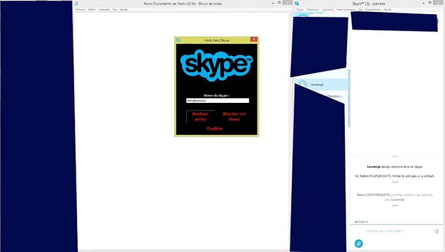(Update 2016) HaxSkype(descobrir senhas e mandar net DOWN)