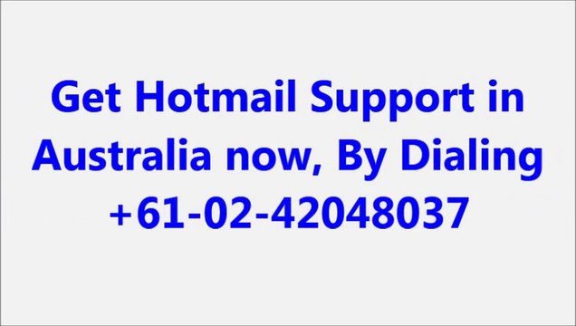 Hotmail Helpline Number Australia +(61) 386580447