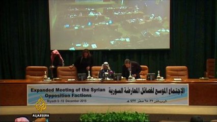 Syria's war opposition make demands before talks