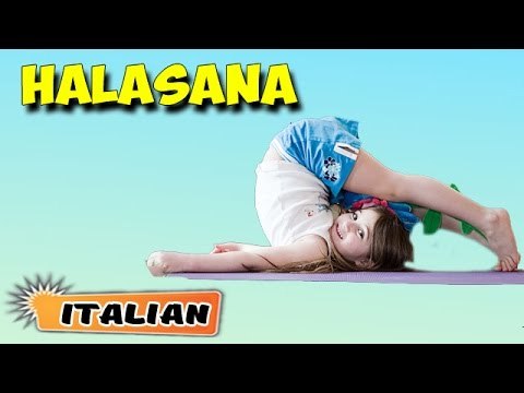 Halasana | Yoga per principianti | Yoga for Kids Obesity & Tips | About Yoga in Italian