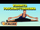 Vibhakta Paschimottanasana | Yoga per principianti | Yoga For Beginners | About Yoga in Italian