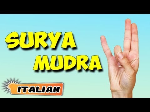 Surya Mudra | Yoga per principianti | Yoga Mudra To Reduce Weight & Excess Fat in Italian